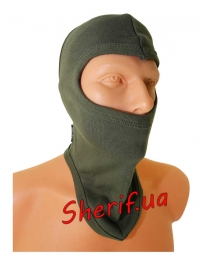 Balaclava mask MIL-TEC cotton with olive slit