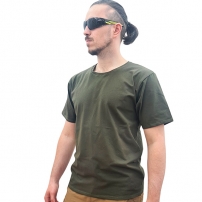 Футболка хаки.100% х/б (V-TM)