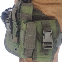 Кобура на стегно тактическая Max Fuchs Olive Leg-and belt fixing