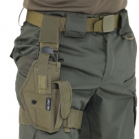 Кобура MIL-TEC на ногу OLIVE, 16145001