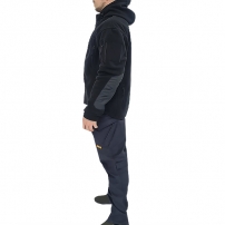 Кофта флисовая с капюшоном Black (M-TM)