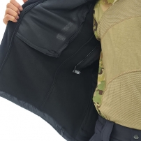 Кофта флисовая с капюшоном Black (M-TM)