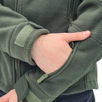 Куртка флисовая с капюшоном, Olive (M-TM)