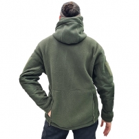 Куртка флисовая с капюшоном, Olive (M-TM)