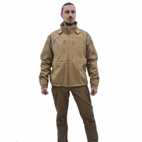 Куртка тактична MIL-TEC SoftShell Coyote