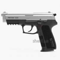 M530106N Пістолет стартовий Retay S22 кал. 9мм. Колір – nickel.