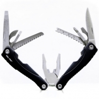 Мультитул Multitool Kombi багатофункціональний ніж у чохлі, чорний