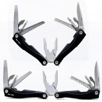 Мультитул Multitool Kombi многофункциональный нож в чехле, черный