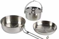 Set of dishes Tatonka Camp Set Large, Silver