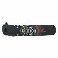 Купить в Днепре Ніж складний Ganzo G626-BS чорний самурай