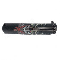 Lower folding Ganzo G626-BS black samurai