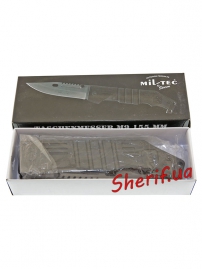 Нож MIL-TEC M9 Knife 155 mm Black-4