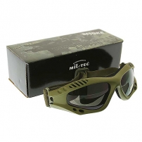 Окуляри десантні MIL-TEC AIR PRO Olive Smoke-gray