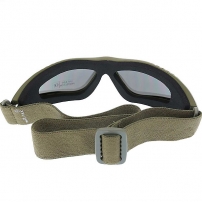 Очки десантные MIL-TEC AIR PRO Olive Smoke-gray