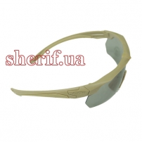 Tactical glasses ESS Crossbow (6 lns) Tan