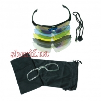 Окуляри захисні Sposline Polarized 5-lens Kit Black