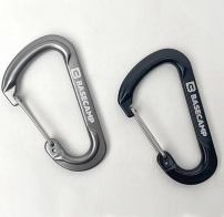 Набір алюмінієвих карабінів Base Camp Delta 7 Wire Set, 2 шт, Black/Grey