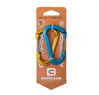 Набор алюминиевых карабинов Base Camp Delta 7 Wire Set, 2 шт, Blue/Orange