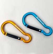 Набір алюмінієвих сервісних карабінів Base Camp Omega 6 Straight Set, 2 шт, Blue/Orange