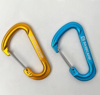 Набір алюмінієвих карабінів Base Camp Delta 7 Wire Set, 2 шт, Blue/Orange