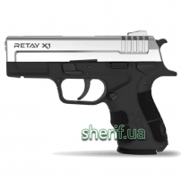 Пістолет стартовий Retay X1 кал. 9мм. Колір – nickel.