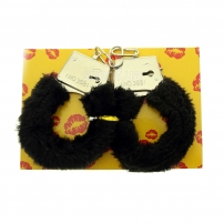 Наручники меховые (черные)