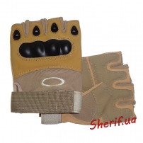 Oakley fingerless gloves TAN