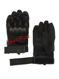 Перчатки тактические Oakley FF+плас.кост. Black-2