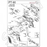 Пневматический пистолет Gamo PT-90-5