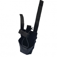 Black open pouch for AK magazine with molle