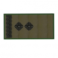 Погоні МО підполковник (чорна нитка, на липучці)