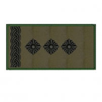 Погоні МО полковник (чорна нитка, на липучці)