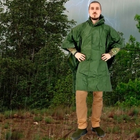 Mil-Tec Poncho with OLIVE Pouch