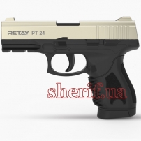 Пістолет стартовий Retay PT24 кал. 9мм. Колір – satin.