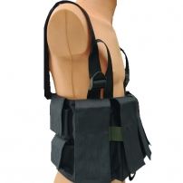 Unloading bra Black (for AK magazine 4 x 2 pcs, grenade - 4 pcs)