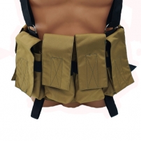 Unloading bra Coyote (for AK magazine 4 x 2 pcs, grenade - 4 pcs)