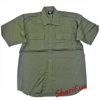 Рубашка MIL-TEC с кор. рук. Rip-Stop Olive-4