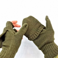 Рукавиці 2 в 1 Kombat UK Shooters Mitts оливковий Uni, kb-shm-olgr
