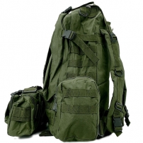Рюкзак большой с подсумками Olive, 55 л