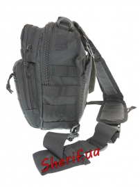 Рюкзак MIL-TEC через плечо Assault Black 8.5л, 14059102-3