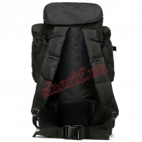 Backpack military tactical 9.11 with a compartment for a carbine Black