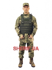 РЗ-9. Разгрузочный жилет с системой Molle Olive