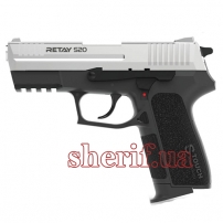 Пістолет стартовий Retay S20 кал. 9мм. Колір – nickel.