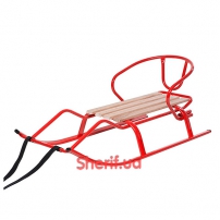 Санки Спорт F1 (красный лак) 960х460мм