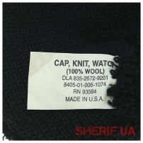 Шапка шерстяная с козырьком JEEP CAP (оригинал армии США)-5