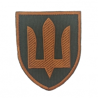 Шеврон Медична служба (тризуб, зашите поле)