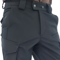 Штани тактичні "Stratagem" Milt-02 Black тк.Soft Shell  (M-TM)