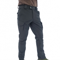 Штани тактичні "Stratagem" Milt-02 Black тк.Soft Shell  (M-TM)