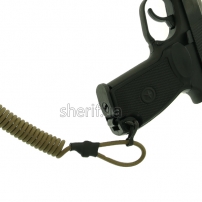 Купить Страховочный шнур с карабином и креплением на пояс Койот