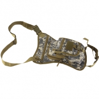 Сумка-органайзер Camo пиксель, серая